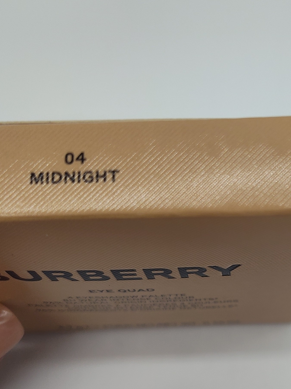 BURBERRY Eye Quad 04 Midnight Eyeshadow Palette 4 Shade Luxury Compact NIB - Picture 3 of 10